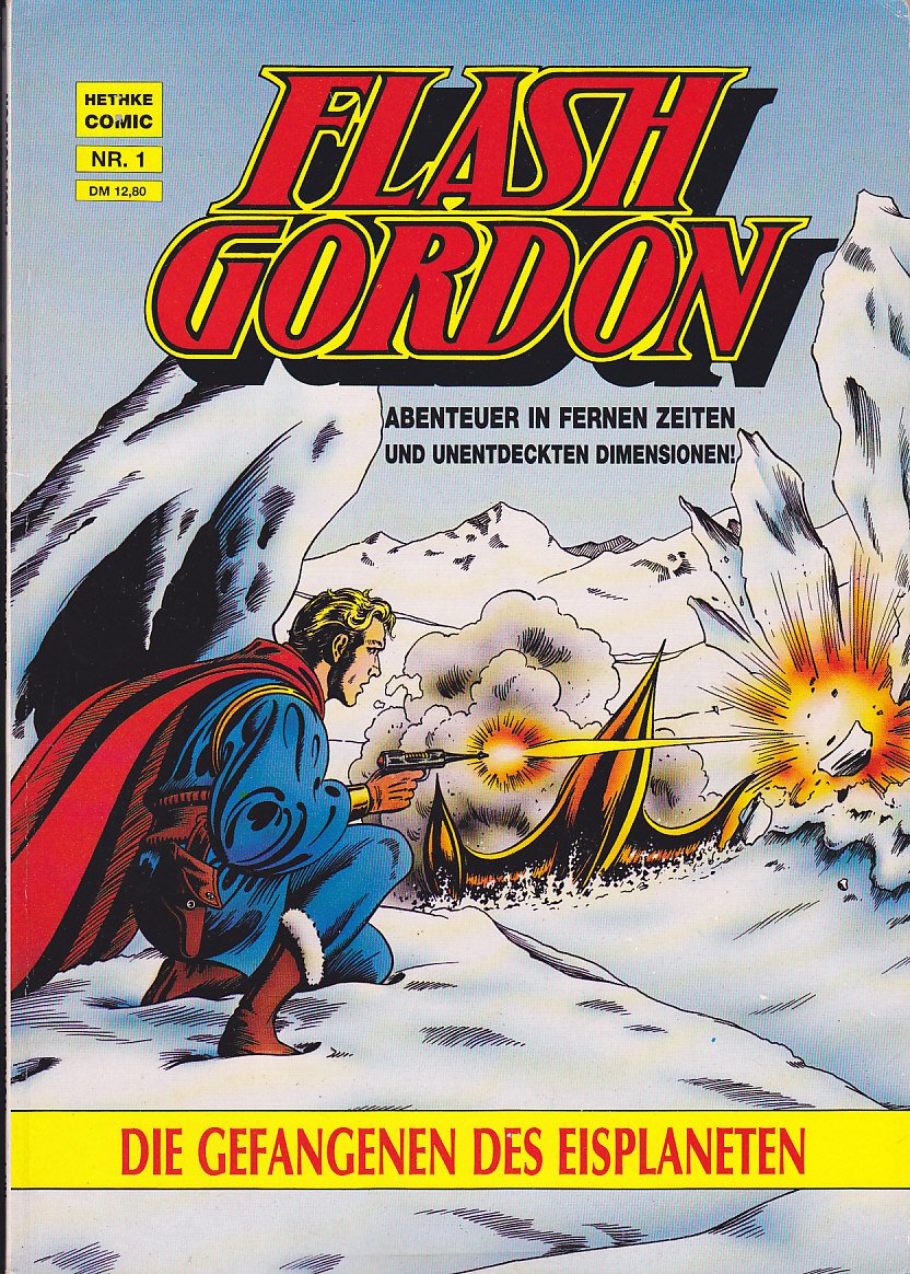 Flash Gordon Album 1, Die Gefangenen des Eisplaneten (Hethke) - Mac Raboy book