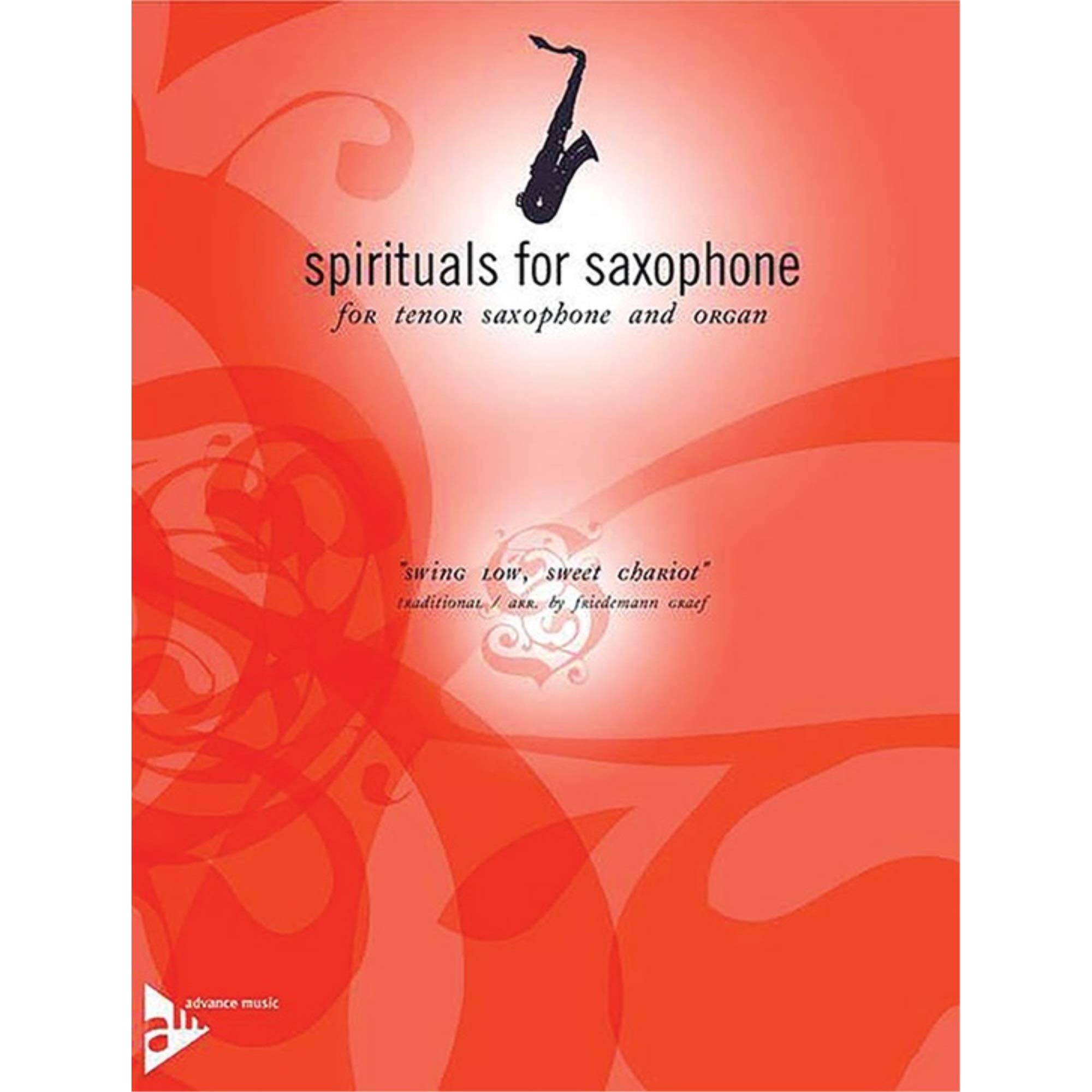 Swing Low, Sweet Chariot: Traditional. Tenor-Saxophon in B und Orgel. Partitur und Stimme. (spirituals for saxophone) Sheet Music