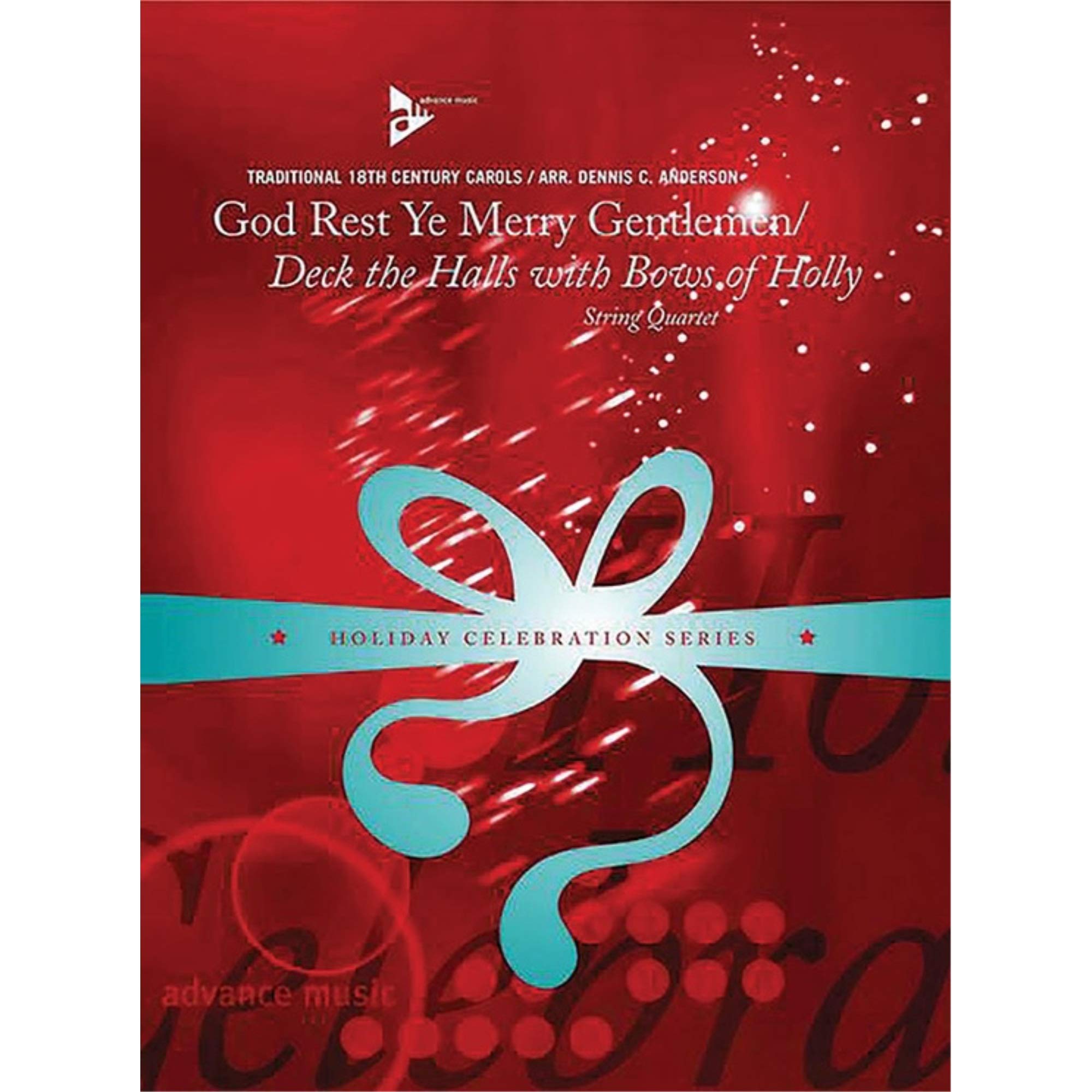 God Rest Ye Merry Gentlemen / Deck the Halls with Bows of Holly: Streichquartett. Partitur und Stimmen. (Holiday Celebration Series) Art & Literature Books