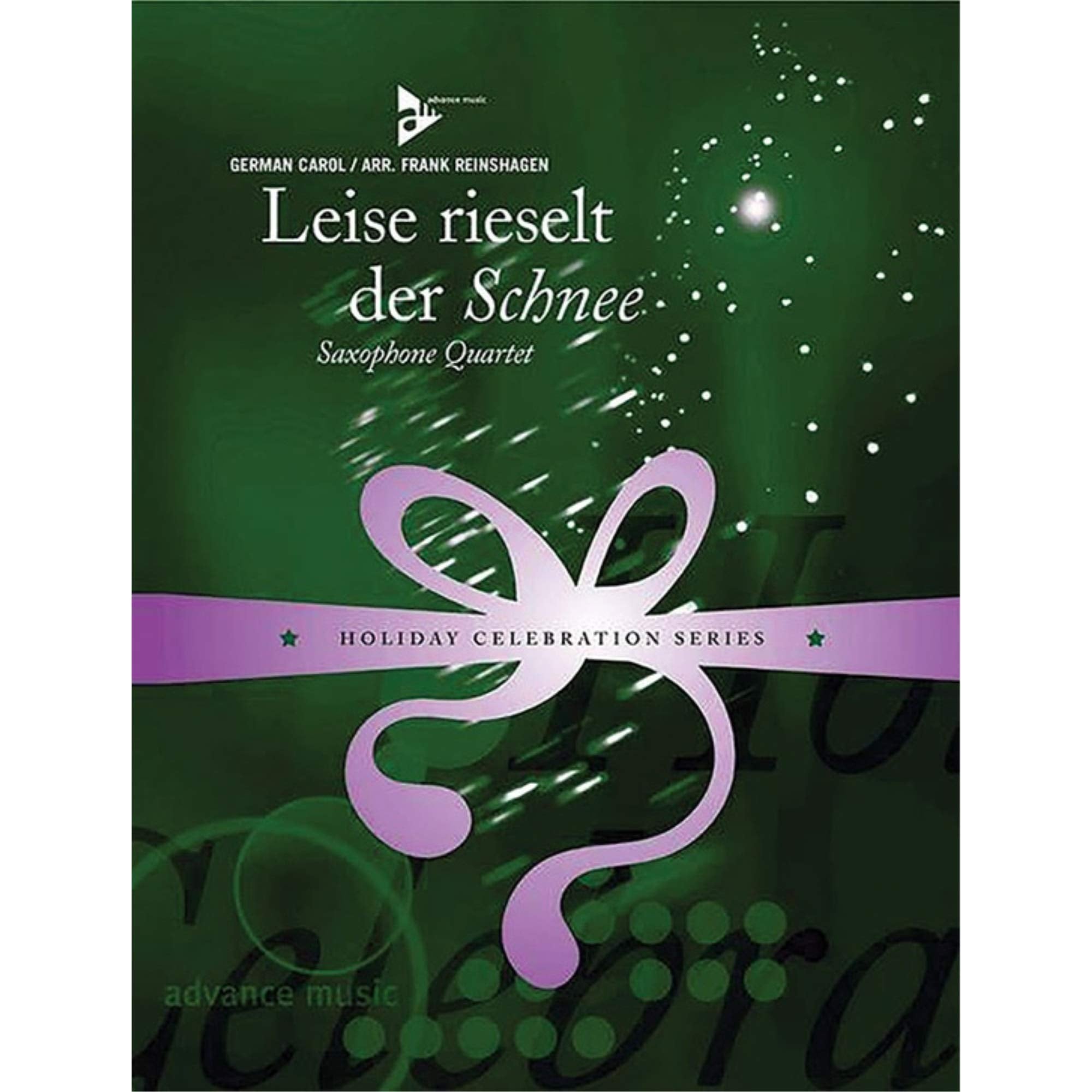 Leise rieselt der Schnee: 4 Saxophone (SATBar/AATBar). Partitur und Stimmen. (Holiday Celebration Series) Sheet Music