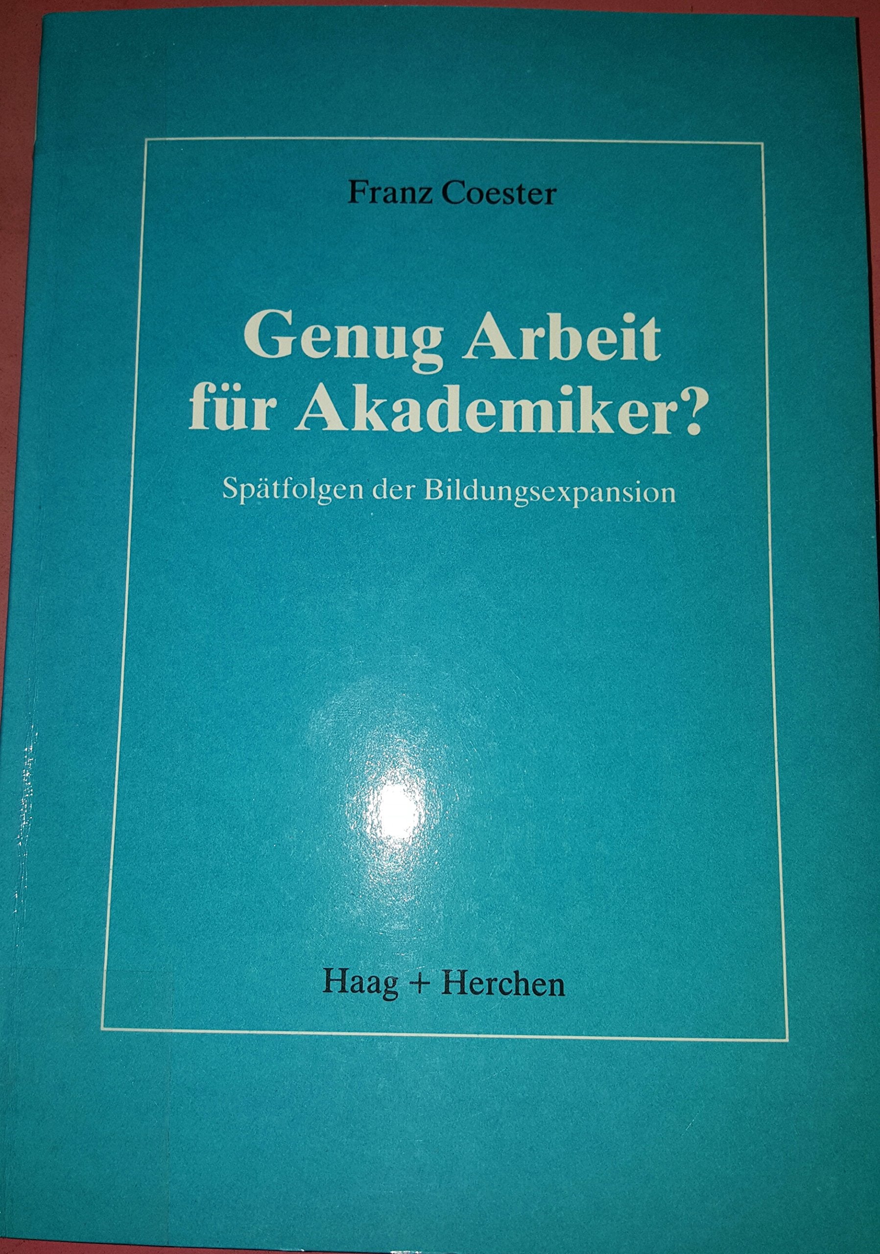 Genug Arbeit für Akademiker? Spätfolgen der Bildungsexpansion Books