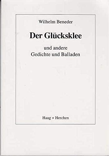 Der Glücksklee und andere Gedichte und Balladen Books