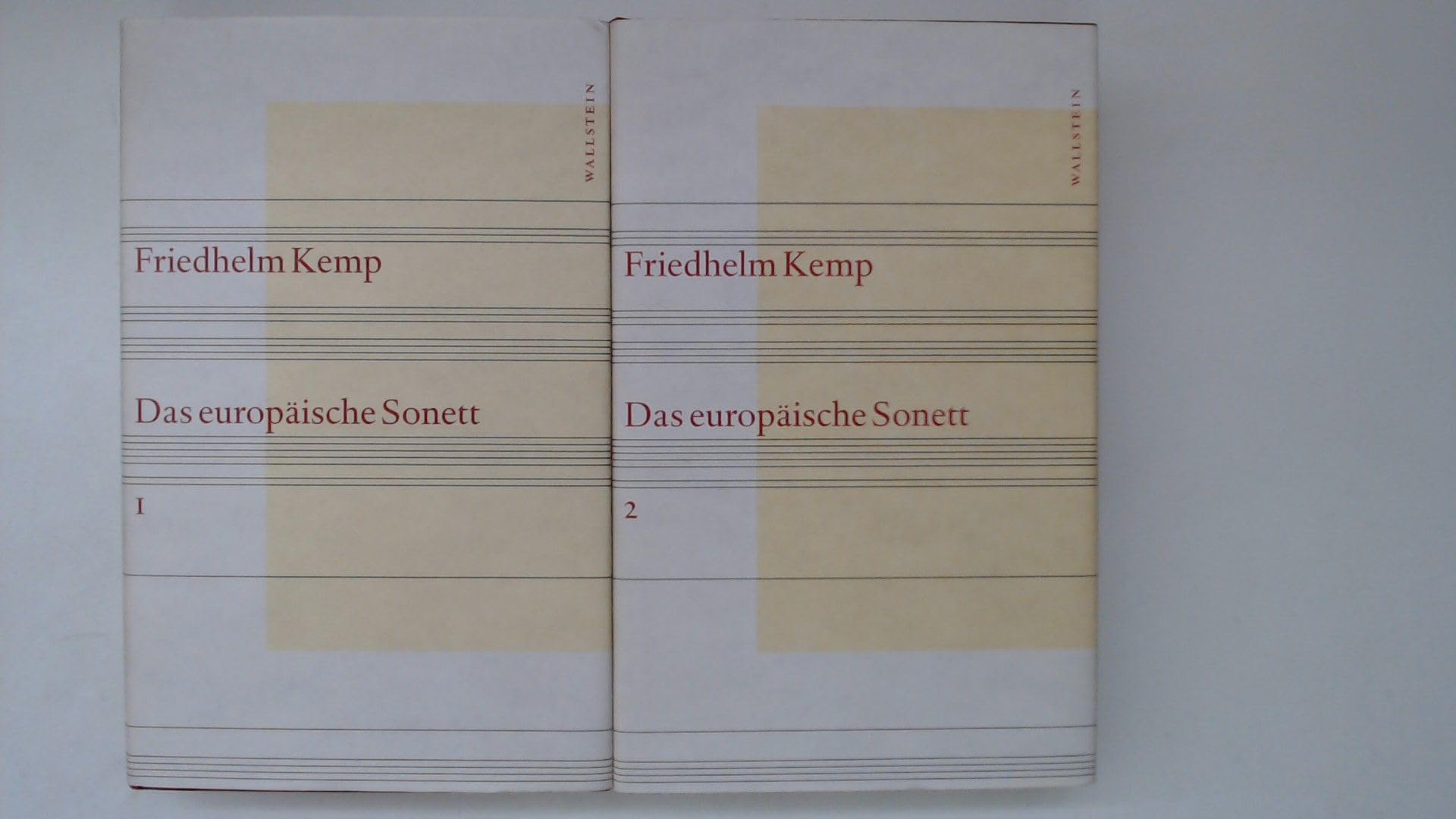 Das europäische Sonett, 2 Bände (Münchener Universitätsschriften. Münchener Komparatistische Studien) Poetry