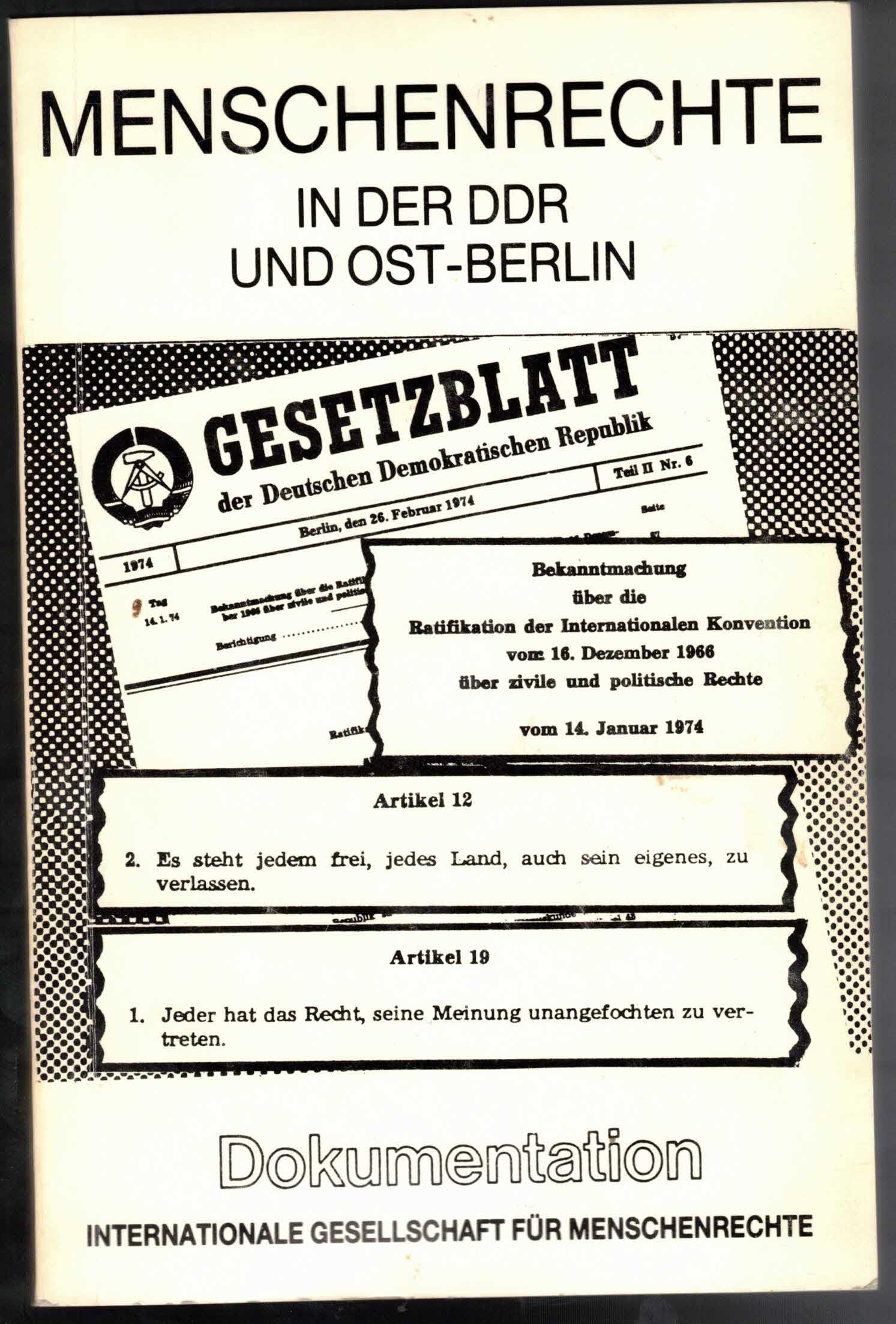 Menschenrechte in der DDR und Ost-Berlin Law
