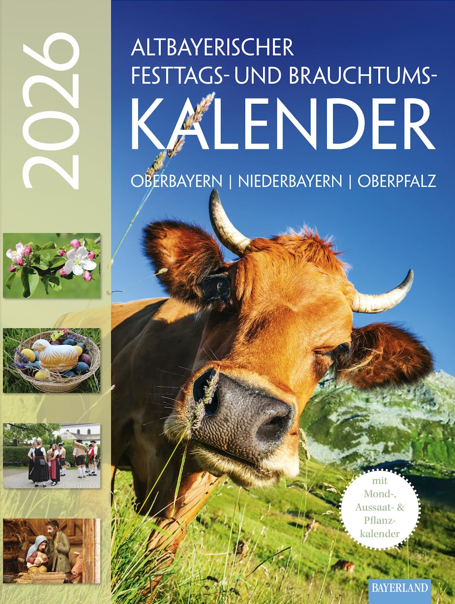 Altbayerischer Festtags- und Brauchtumskalender 2026 Cooking & Enjoying