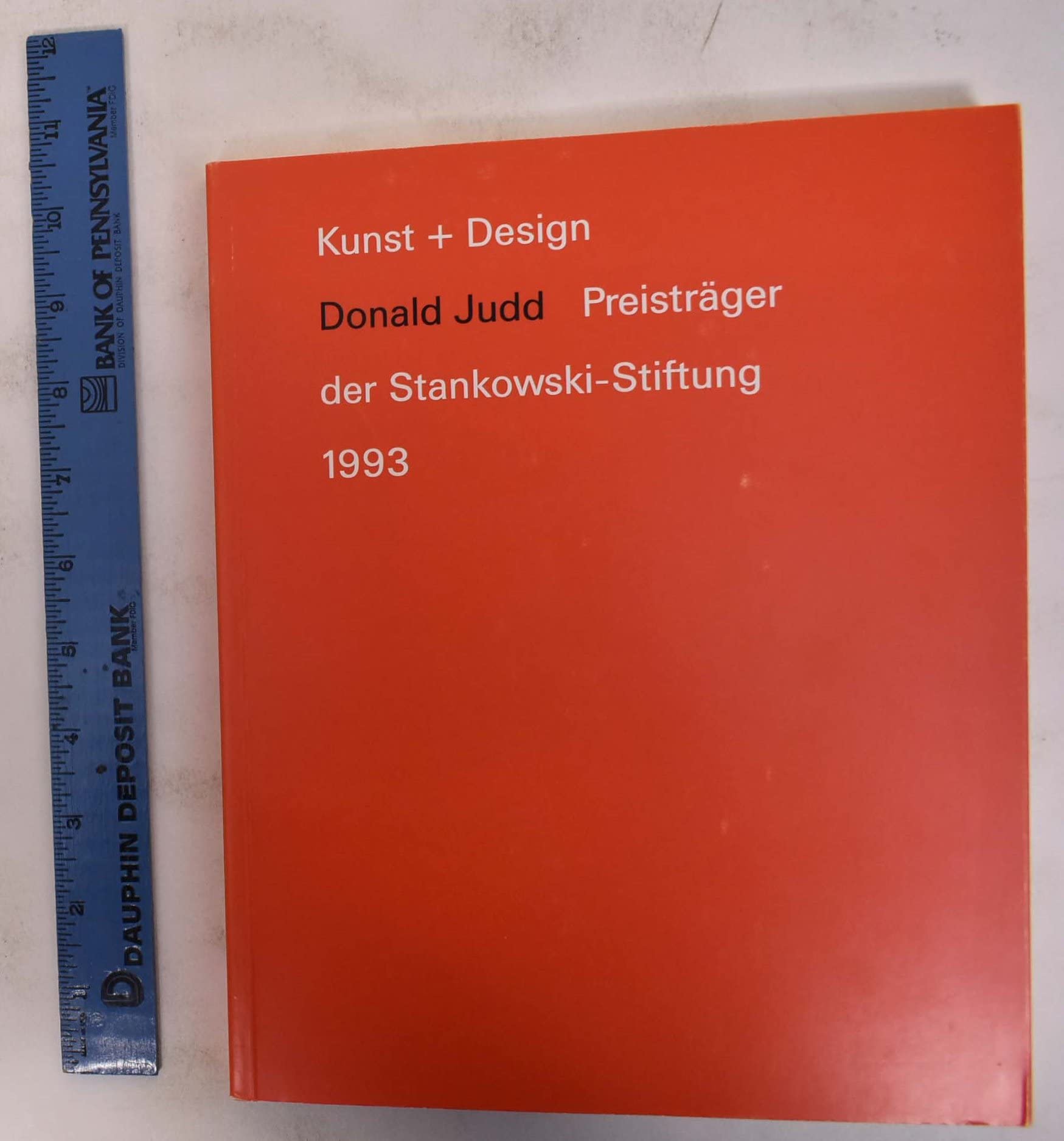 Donald Judd. Kunst + Design. Donald Judd Preisträger der Stankowski-Stiftung 1993 Books