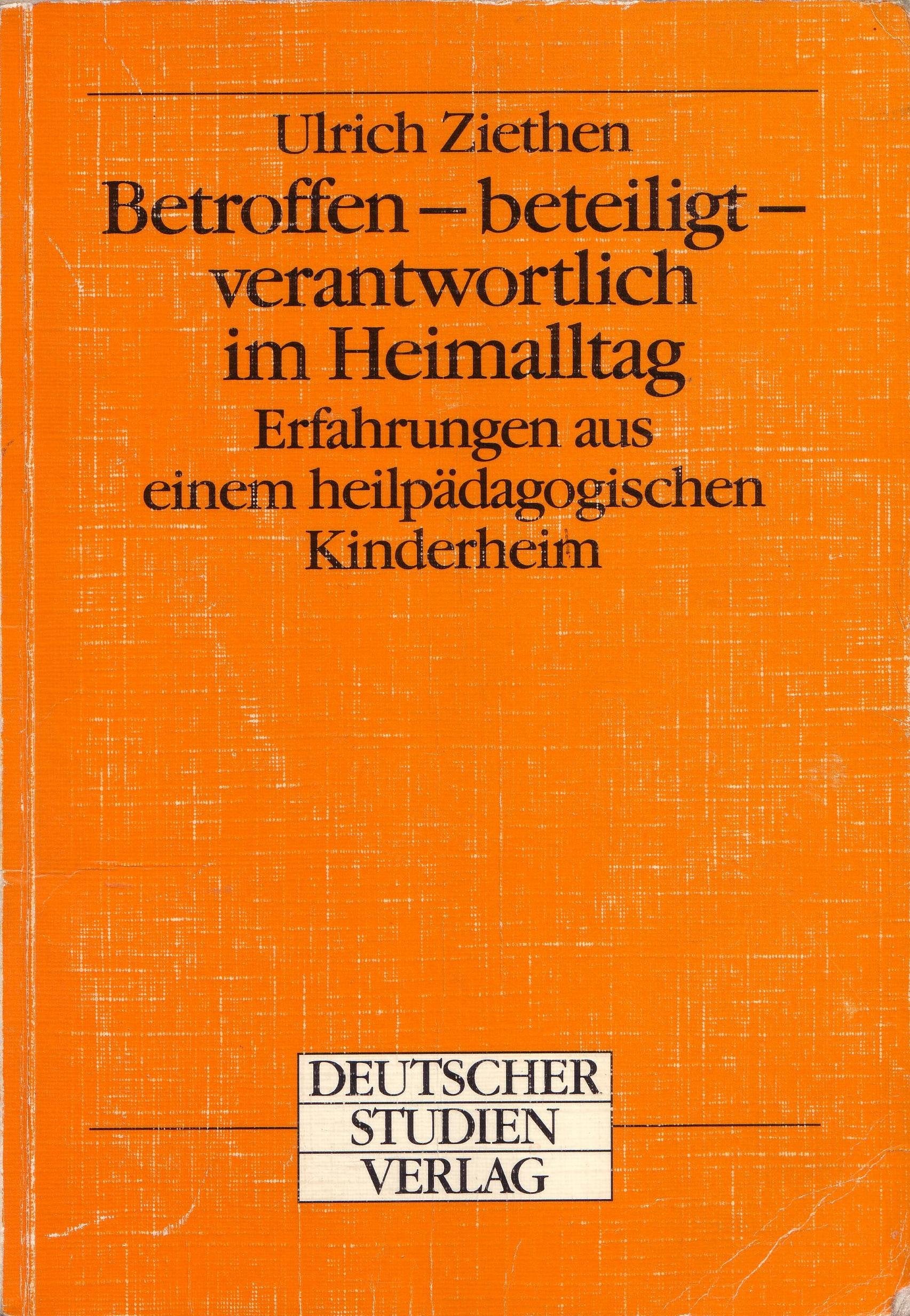 Betroffen, beteiligt, verantwortlich im Heimalltag Education & Training