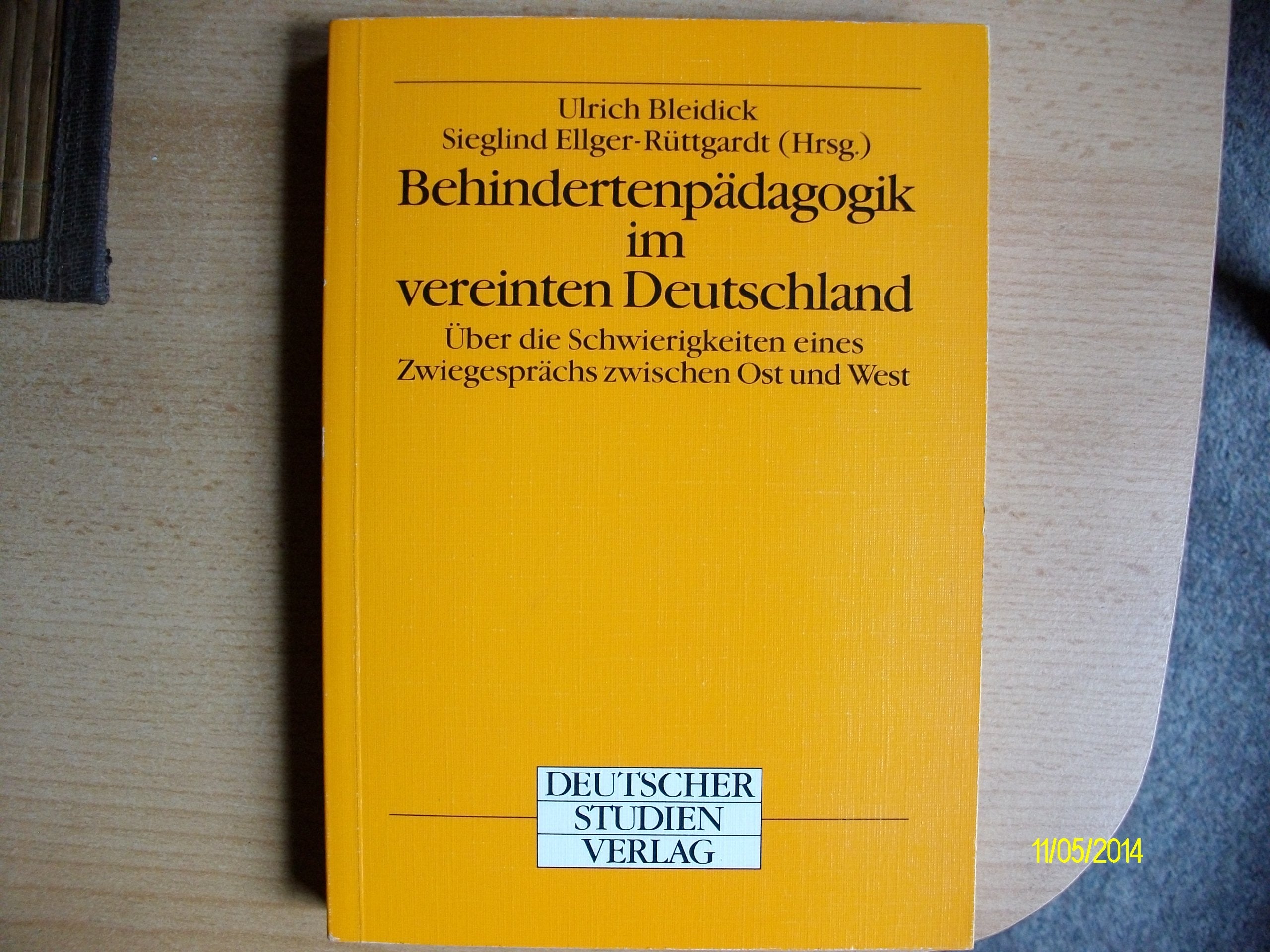Behindertenpädagogik im vereinten Deutschland Politics & History