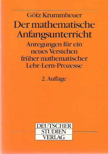 Product Image: Der mathematische Anfangsunterricht