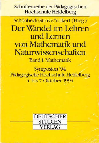 Der Wandel im Lehren und Lernen von Mathematik und Naturwissenschaften, in 2 Bdn., Bd.1, Mathematik book