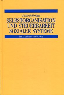 Selbstorganisation und Steuerbarkeit sozialer Systeme - Bolbrügge, Gisela book