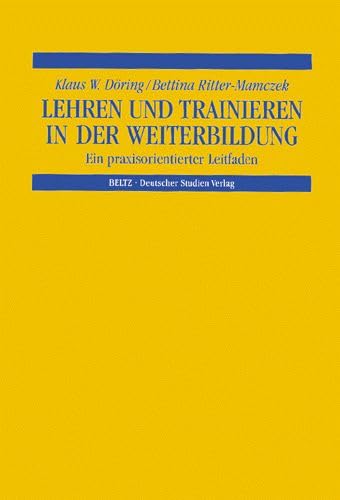 Lehren und Trainieren in der Weiterbildung Business, Finance & Career