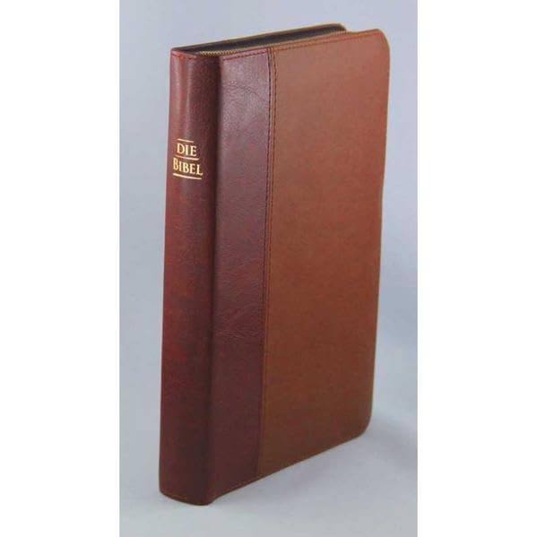 Die Bibel - Pocketausgabe (braunes Kunstleder mit Reißverschluß): Edition CSV 2003, Goldschnitt, fadengeheftet mit Karten Religion & Esotericism
