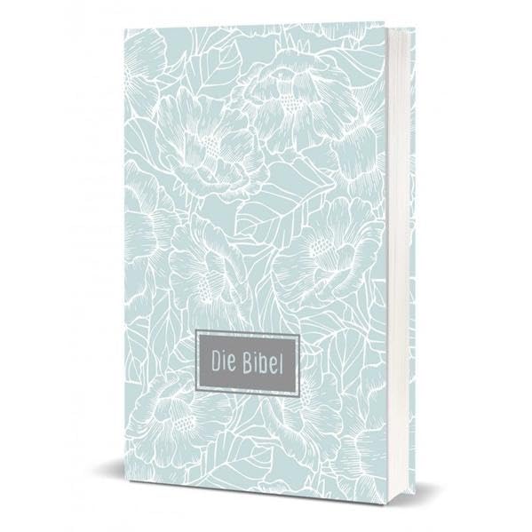Die Bibel - größere Taschenbibel: Elberfelder Übersetzung 2003, Edition CSV-Hückeswagen, Hardcover, Motiv Blumen, Blindschnitt, mit Karten Religion & Esotericism