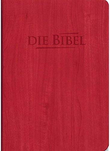 Elberfelder Bibel Edition CSV - Taschenbibel, größere Ausgabe, rot Holzoptik Religion & Esotericism