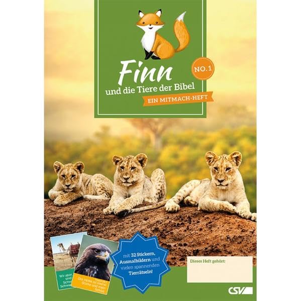 Finn und die Tiere der Bibel (NO. 1): Ein Mitmach-Heft Religion & Esotericism