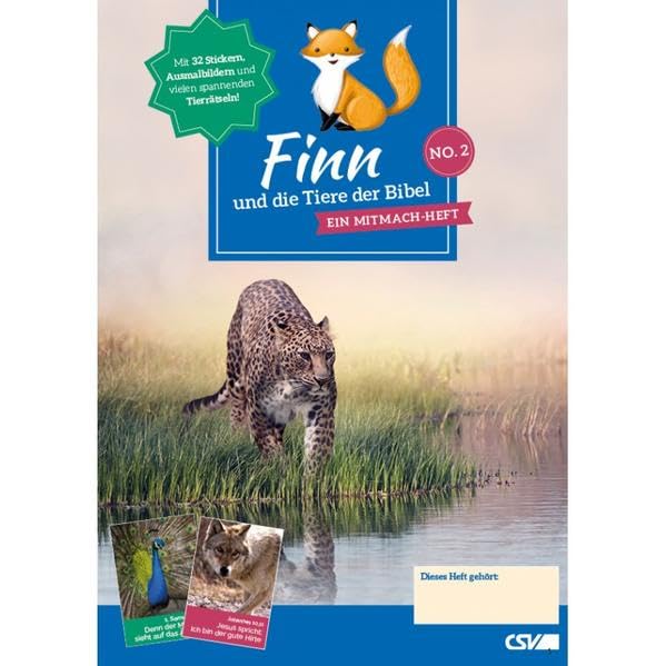 Finn und die Tiere der Bibel (NO. 2): Ein Mitmach-Heft Religion & Esotericism