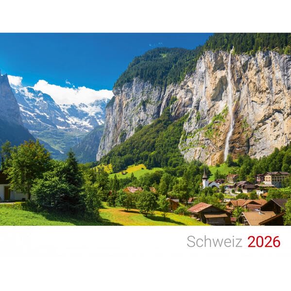 Schweizer Bildkalender 2026: Monatskalender mit Bibelworten Calendars