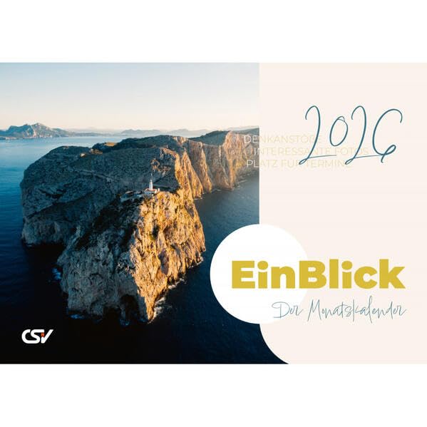 Einblick 2026: Monatswandkalender für junge Leute Calendars