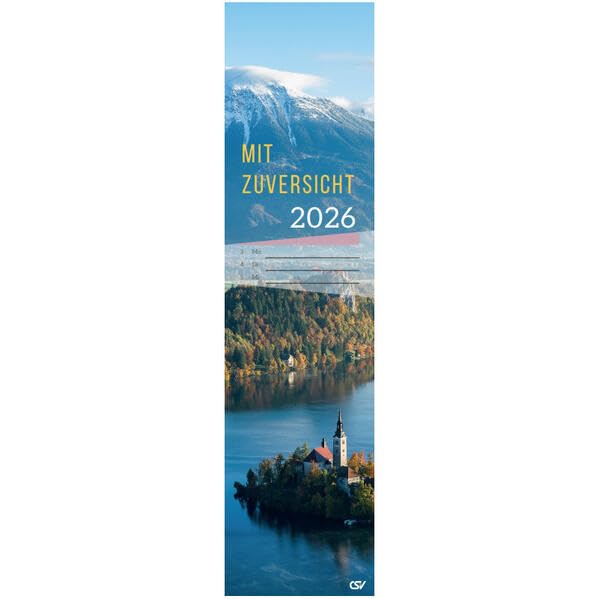 Mit Zuversicht 2026: StreifenTerminkalender Calendars