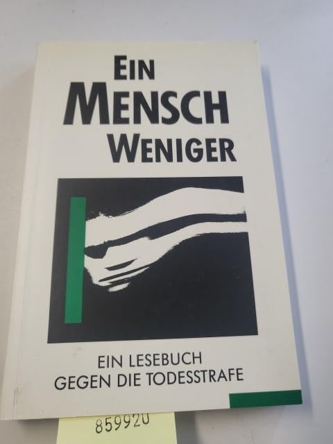 Ein Mensch weniger Books