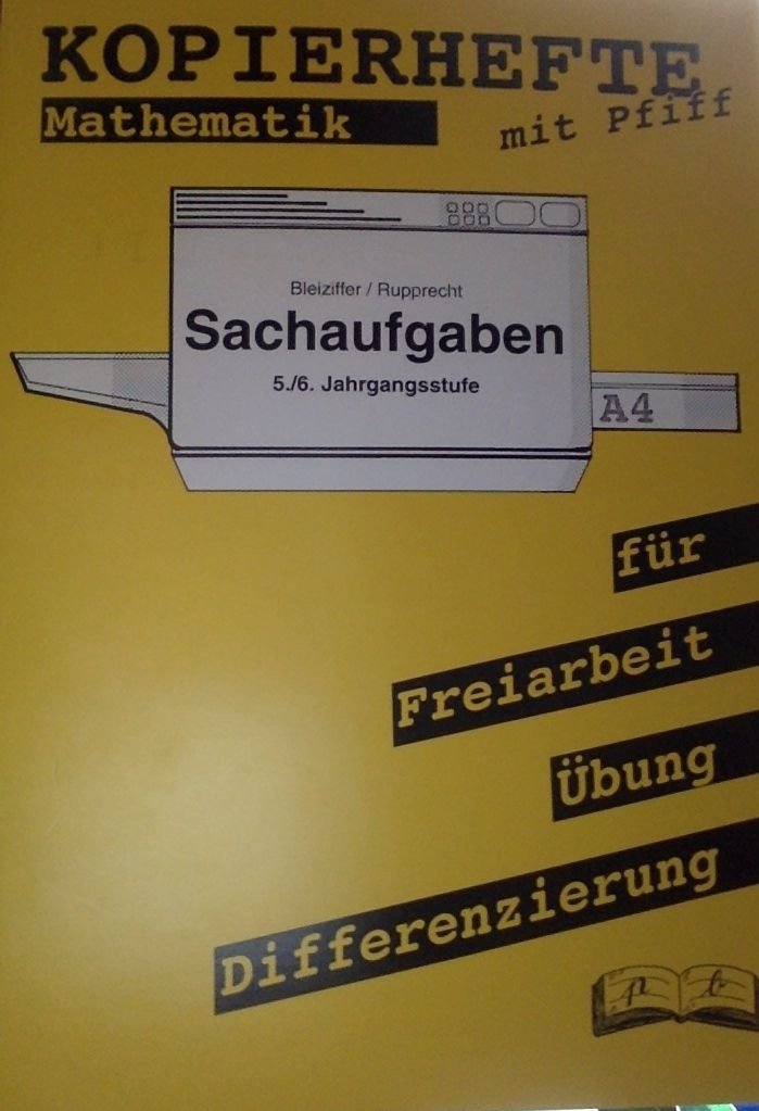 Sachaufgaben 5./6. Jahrgangsstufe: Für Freiarbeit, Übung, Differenzierung Education & Training