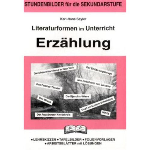 Literaturformen im Unterricht, Erzählung Education & Training