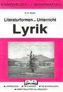 Literaturformen im Unterricht, Lyrik Education & Training