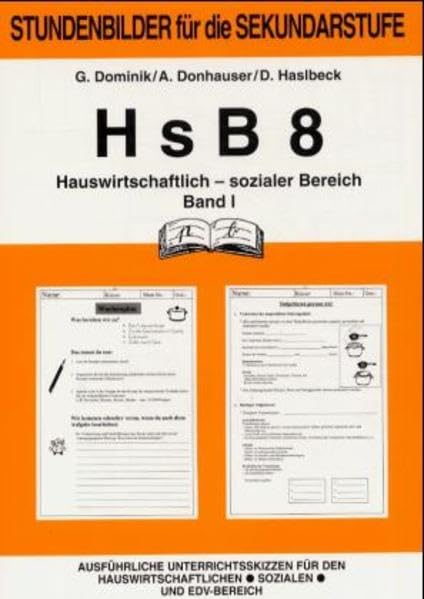 Hauswirtschaft /HsB: HsB 8, Hauswirtschaft-sozialer Bereich, Bd.1 Learning & Reference