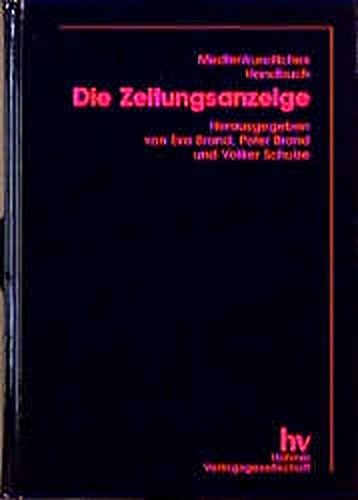Medienkundliches Handbuch, Die Zeitungsanzeige Business, Finance & Career