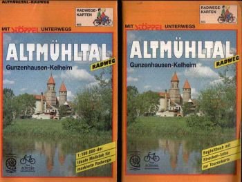 Altmühltal Radweg: Gunzenhausen-Kehlheim Maps & Plans