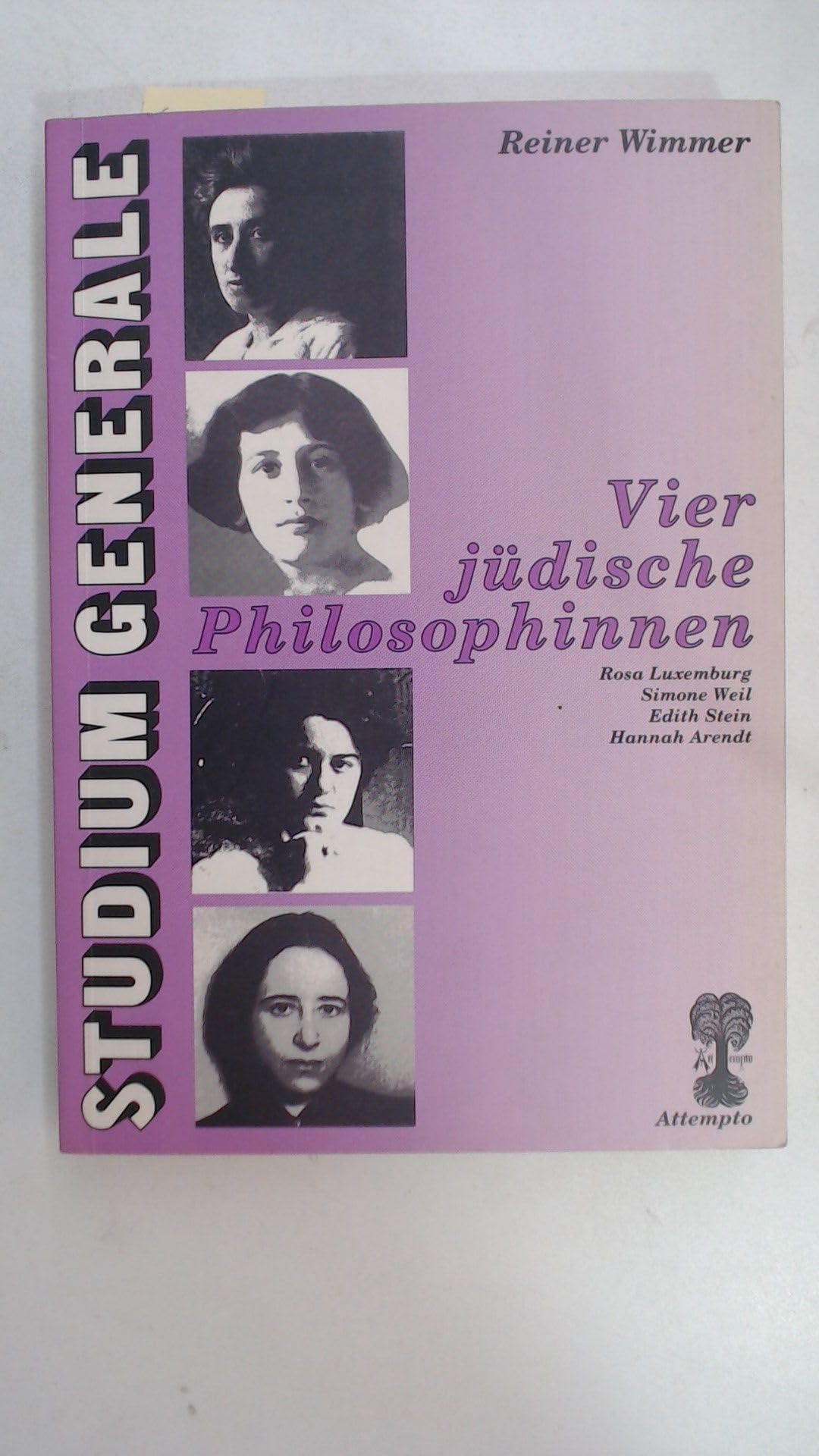 Vier jüdische Philosophinnen. Rosa Luxemburg, Simone Weil, Edith Stein, Hannah Arendt Science
