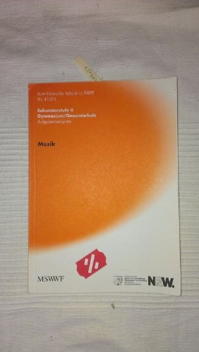 Aufgabenbeispiele Musik Gymnasium Sek II (Gymnasiale Oberstufe Sek. II) book