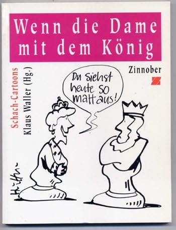 Wenn die Dame mit dem König. Schach- Cartoons Cartoons