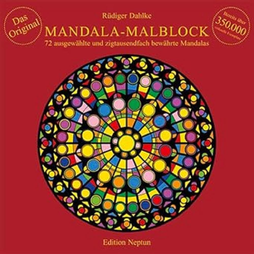 Mandala-Malblock Leisure, Home & Garden