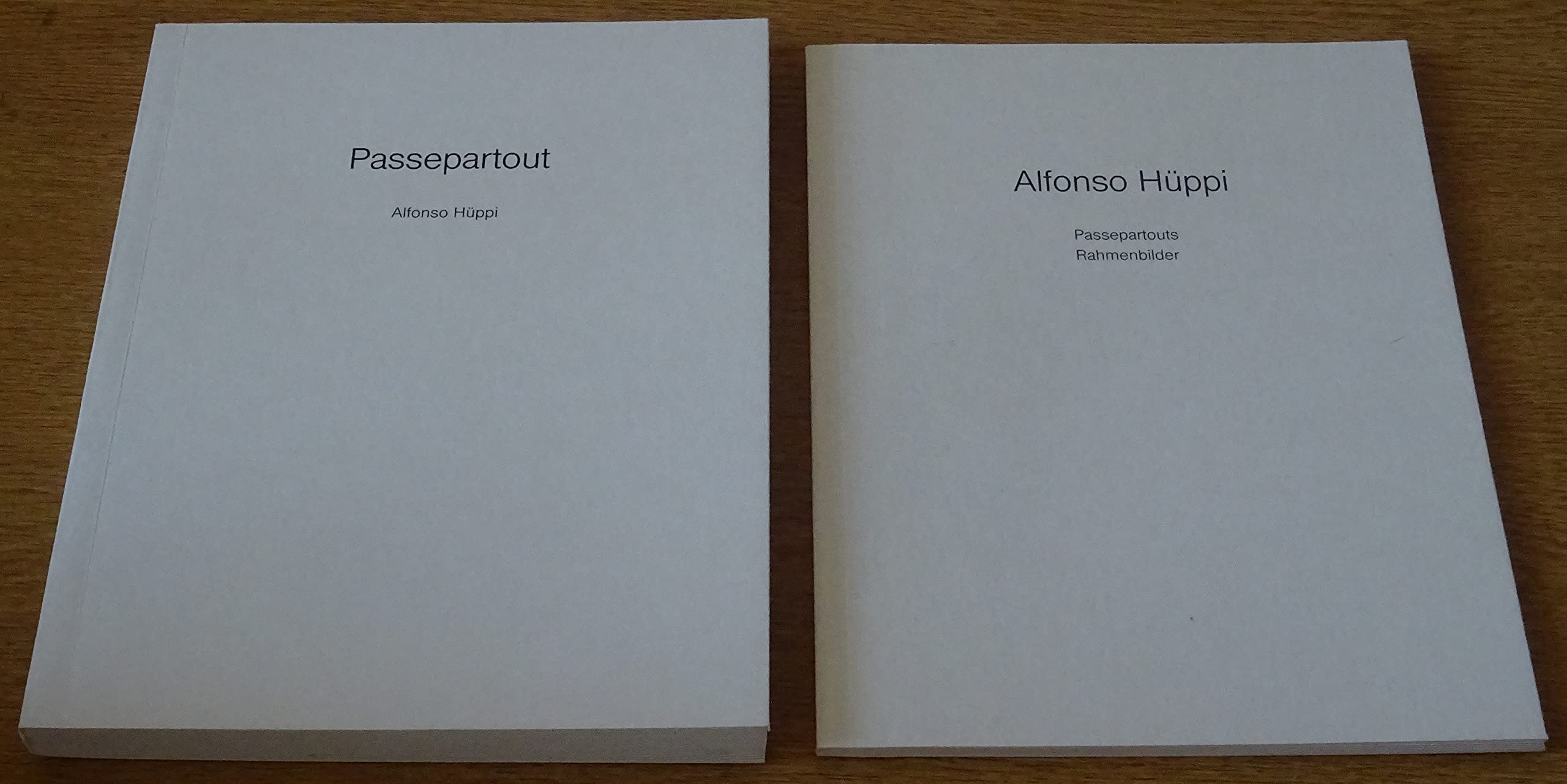 Alfonso Hüppi. Passpartouts (Text- und Bildband) - Rahmenbilder Film, Art & Culture