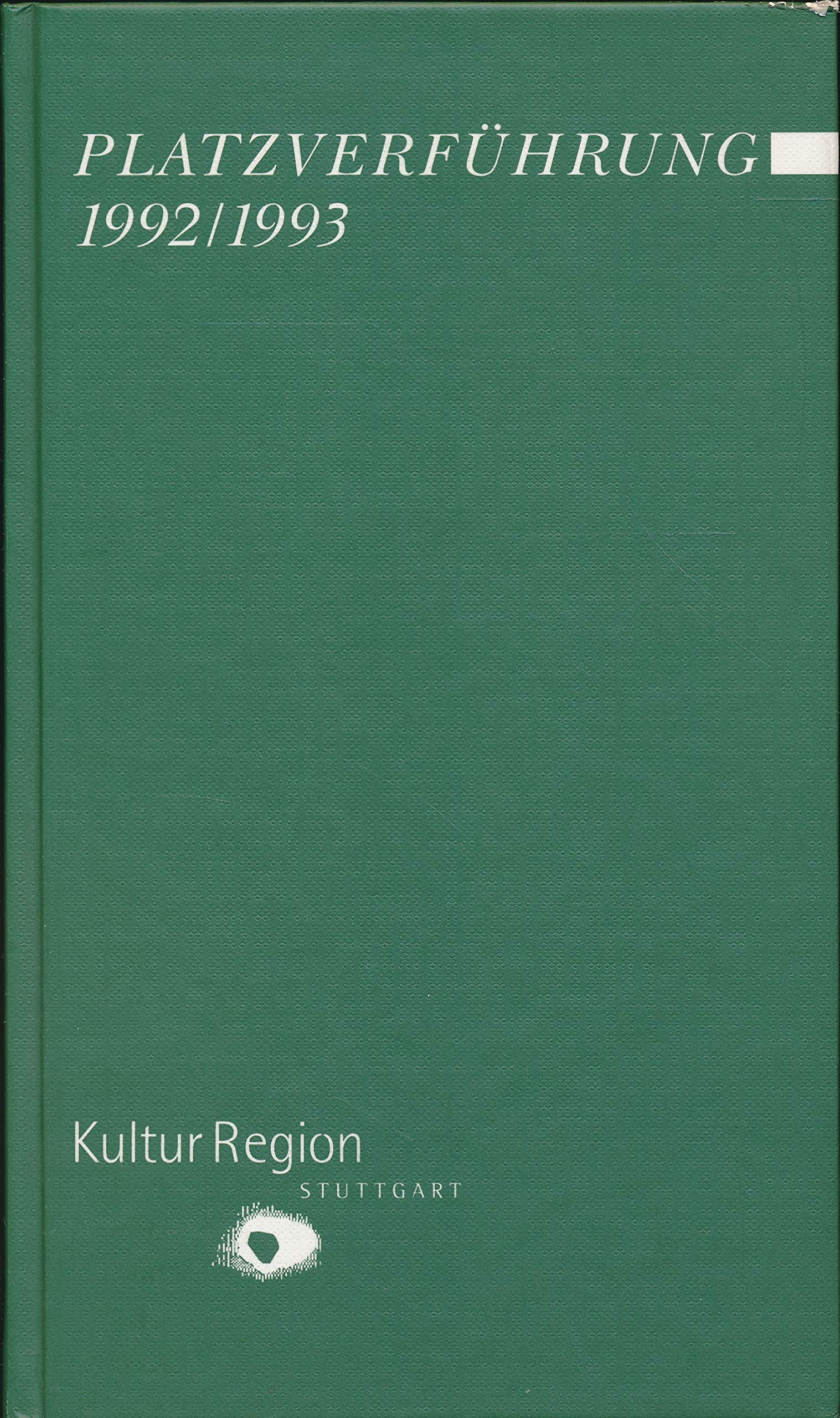 Platzverfuhrung 1992/1993 Books