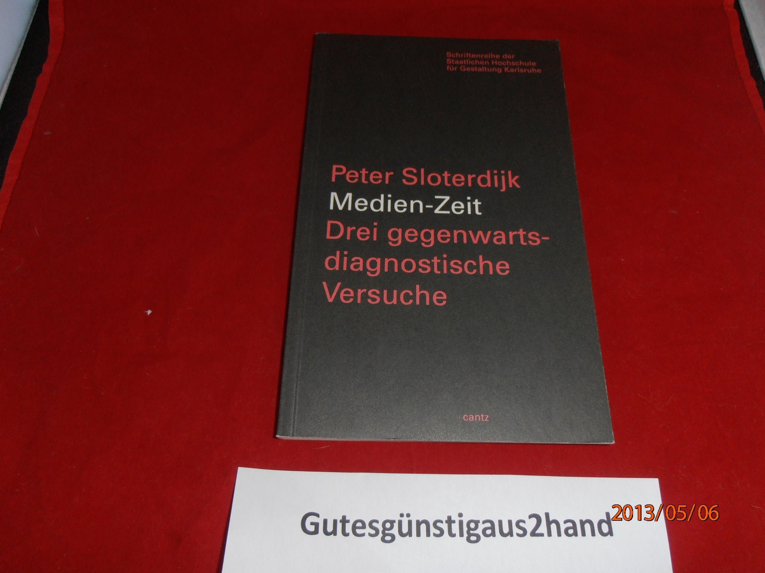 SLOTERDIJK MEDIEN-ZEIT Film, Art & Culture