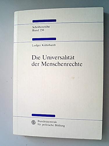 Die Universalität der Menschenrechte (Schriftenreihe) book