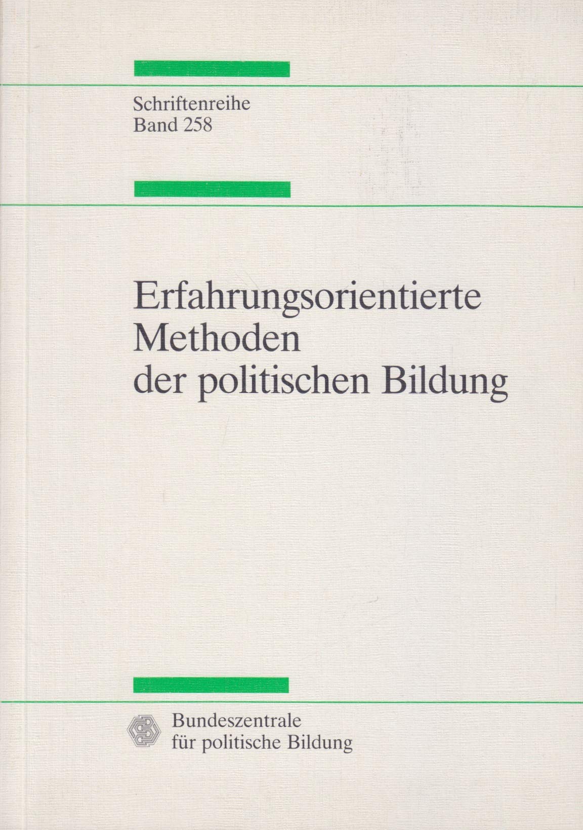 Erfahrungsorientierte Methoden der politischen Bildung. Books