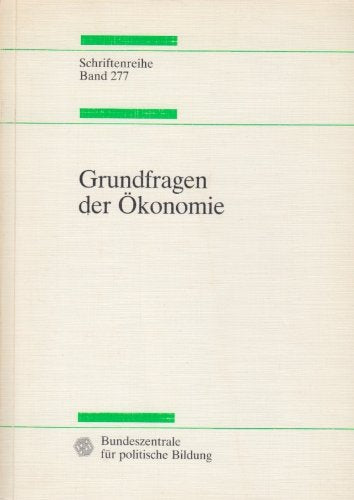 Grundfragen der Ökonomie Books