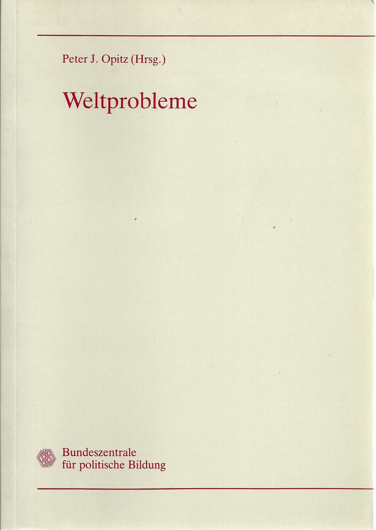 Weltprobleme. Social Sciences