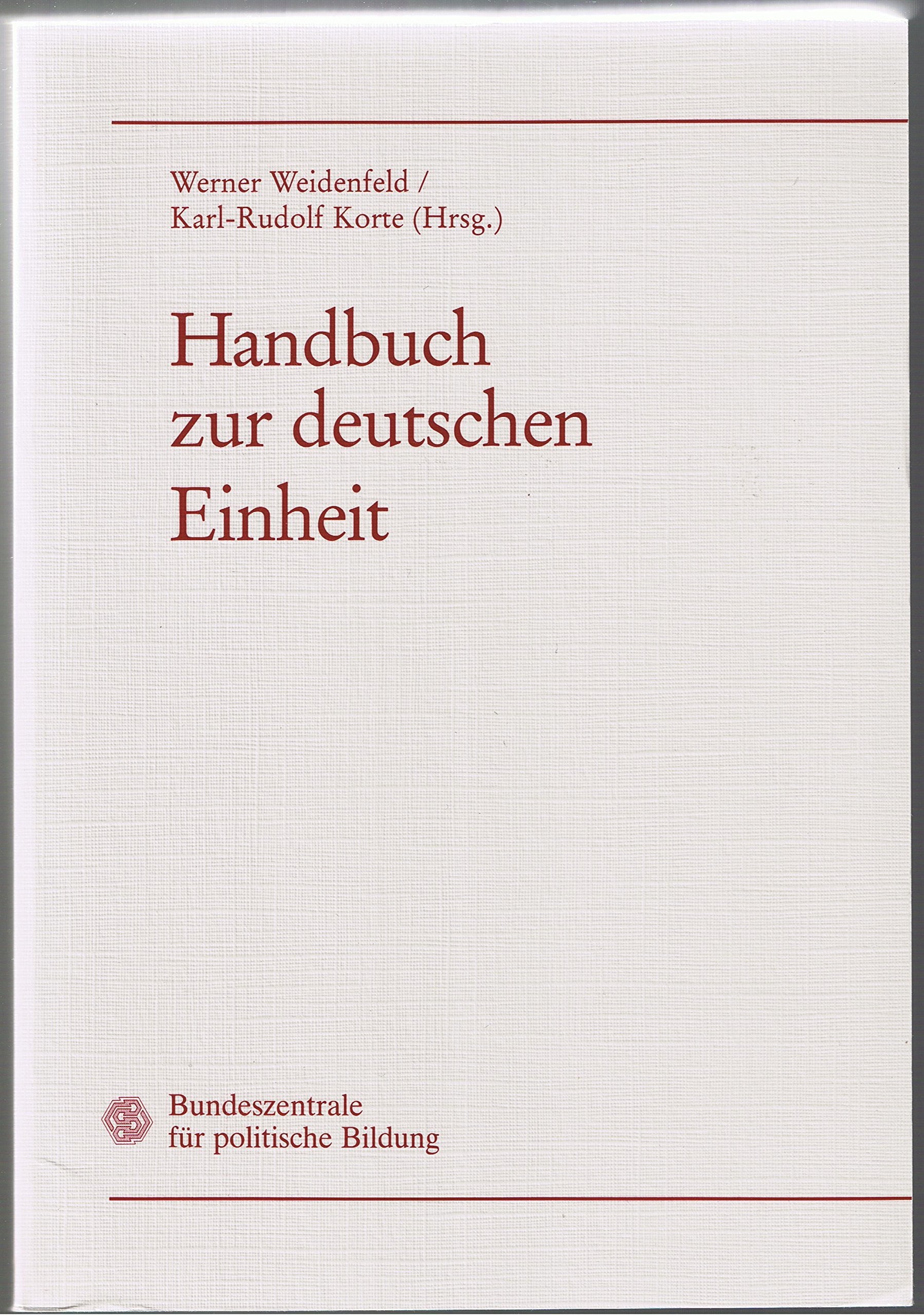 Handbuch zur Deutschen Einheit Reference Books
