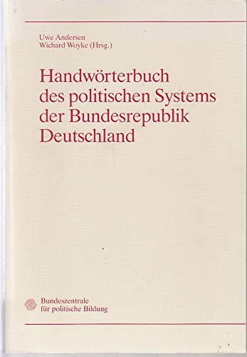 Handwörterbuch des politischen Systems der Bundesrepublik Deutschland Books