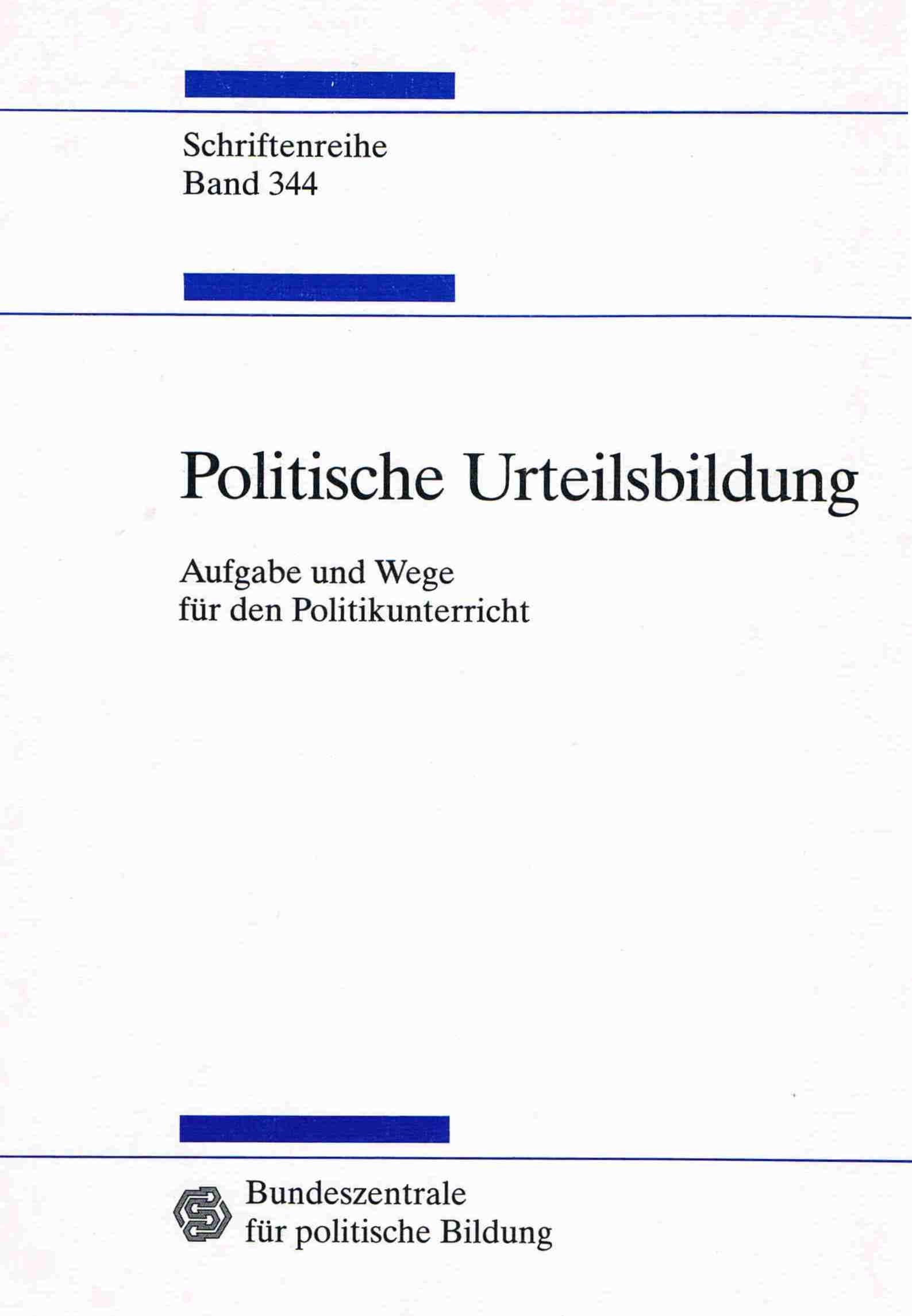 Politische Urteilsbildung Books