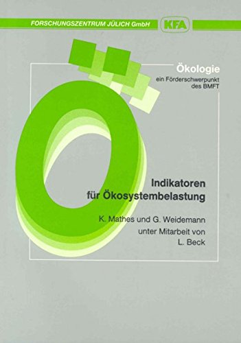 Indikatoren zur Bewertung der Belastbarkeit von Ökosystemen Books