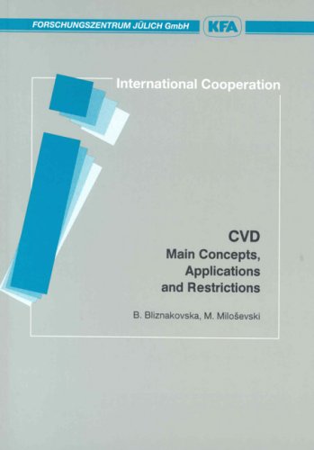 CVD - Main Concepts, Applications and Restrictions Business & Technology
