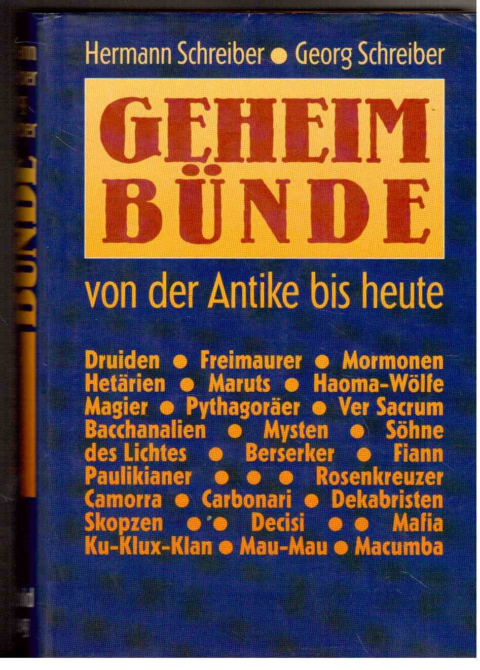 Geheimbünde. Von der Antike bis heute Social Sciences