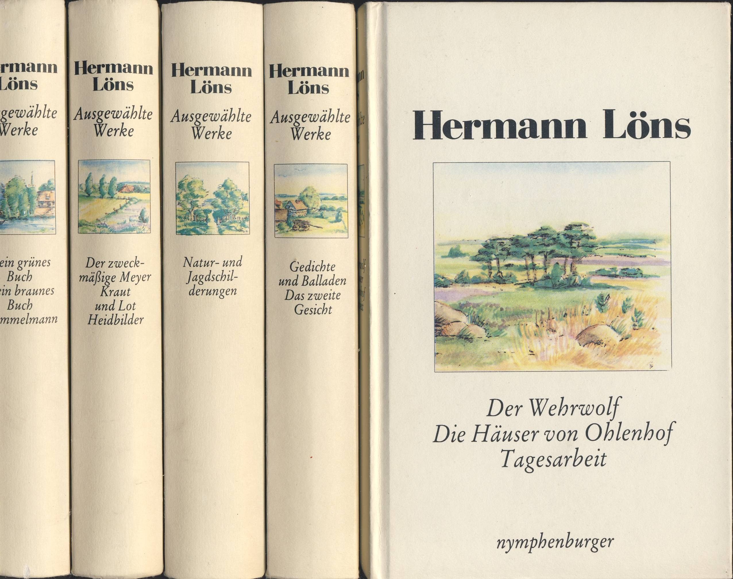 Hermann Löns Ausgewählte Werke, 5 Bde. (Livre en allemand) book