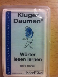 Kluger Daumen - Wörter lesen lernen im Anfangsunterricht: Kartenspiel mit 32 Karten (Edition MoPäd) Learning & Reference